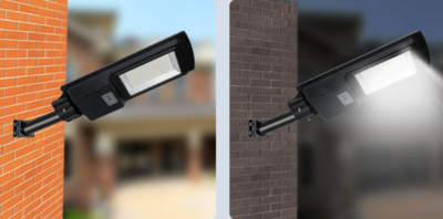 Integrated solar street lamp